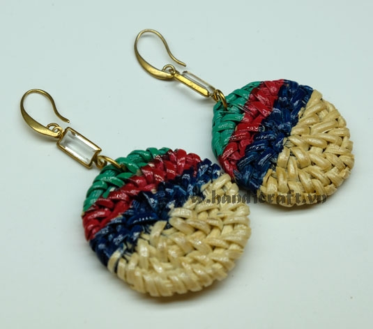 Rattan Earrings