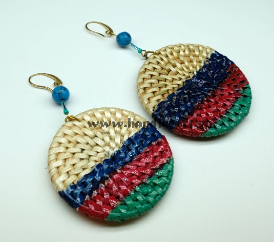 Natural Rattan Earrings