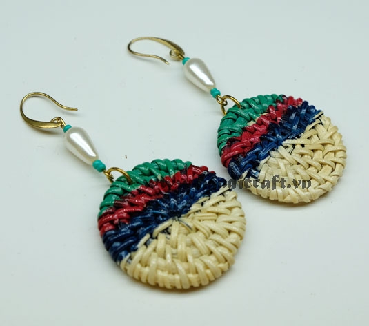 Rattan Earrings