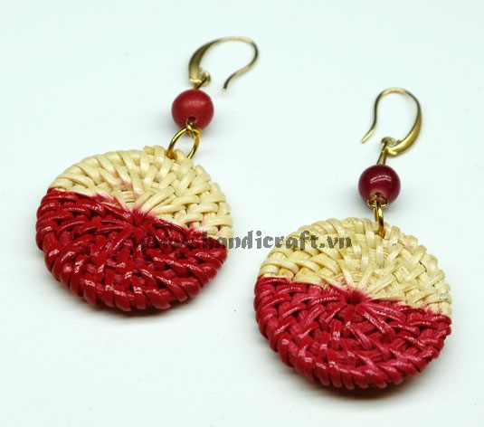 Rattan Earrings