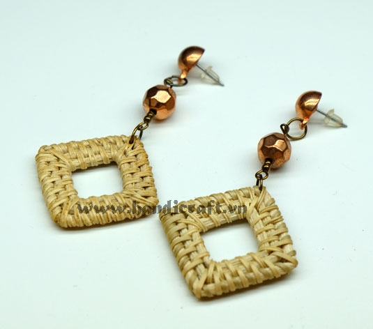 Rattan Earrings