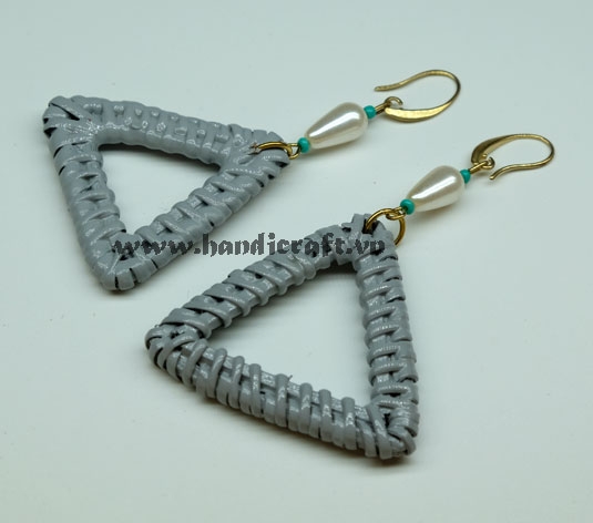 Natural Rattan Earrings