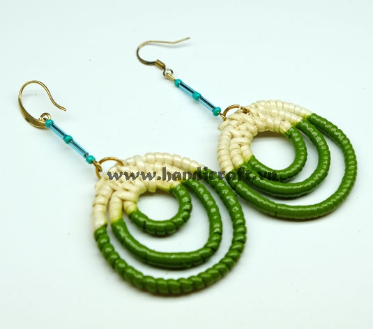 Rattan Earrings