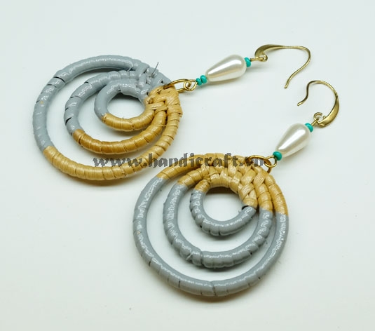 Rattan Earrings