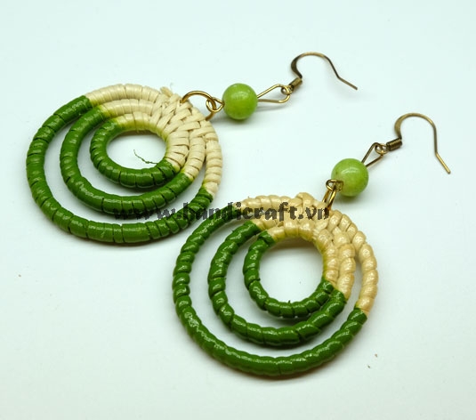 Rattan Earrings