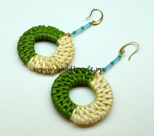 Rattan Earrings