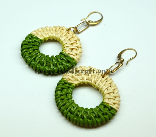 Rattan Earrings