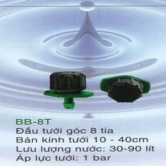 Béc tưới gốc 8 tia