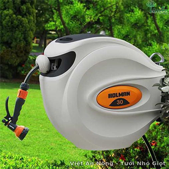 Cuộn ống tưới vườn tự thu dây 20m Holman - Úc