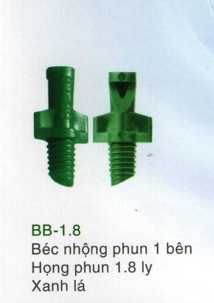 Béc bọ 180 độ tưới gốc BB 1,8 họng 1,8ly