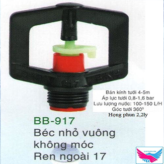 Béc tưới nhỏ 917 không móc treo