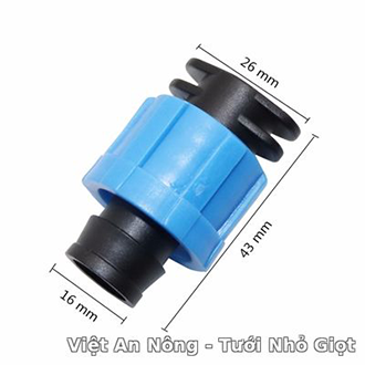 Nút bịt dây nhỏ giọt dẹp 16mm