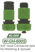 W-GH-600S bộ Cút nối nhanh , bằng nhựa, D19mm, dùng kết nối giữa ống mềm và thiết bị phun tưới nông nghiệp,