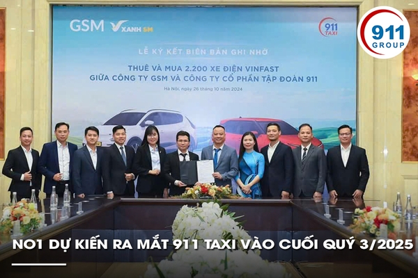 Thông Báo: NO1 Dự Kiến Ra Mắt 911 Taxi Vào Cuối Quý 3/2025