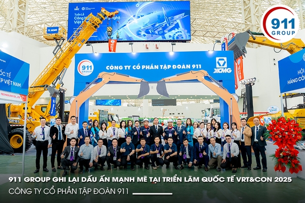 911 Group Ghi Lại Dấu Ấn Mạnh Mẽ Tại Triển Lãm Quốc Tế VRT&CON 2025