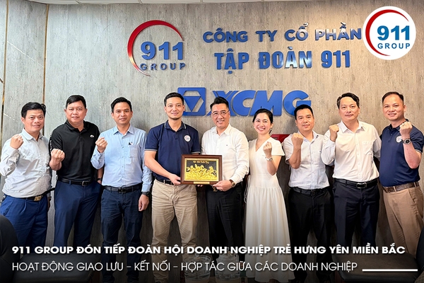 911 GROUP ĐÓN TIẾP ĐOÀN HỘI DOANH NGHIỆP TRẺ HƯNG YÊN MIỀN BẮC