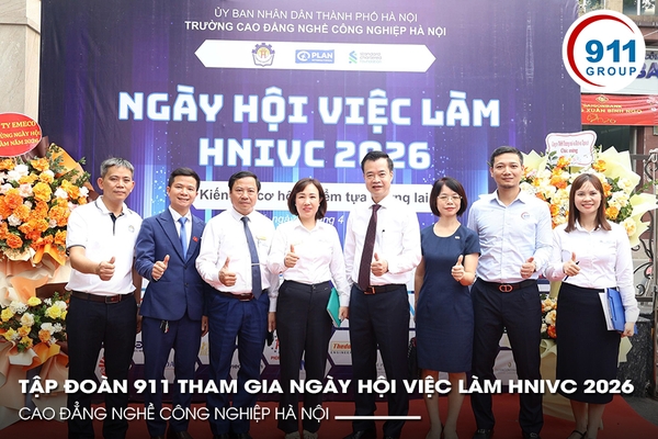 TẬP ĐOÀN 911 THAM GIA NGÀY HỘI VIỆC LÀM HNIVC 2026