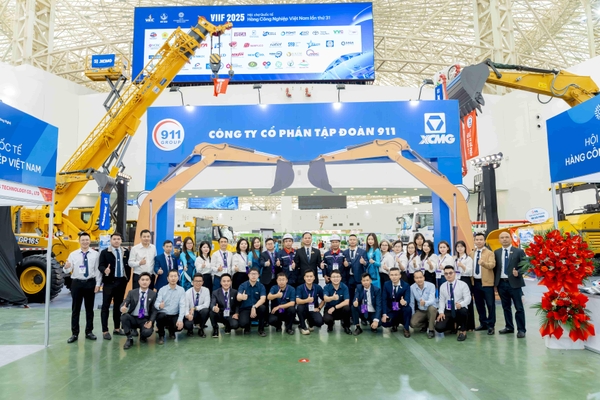 911 Group Ghi Lại Dấu Ấn Mạnh Mẽ Tại Triển Lãm Quốc Tế VRT&CON 2025