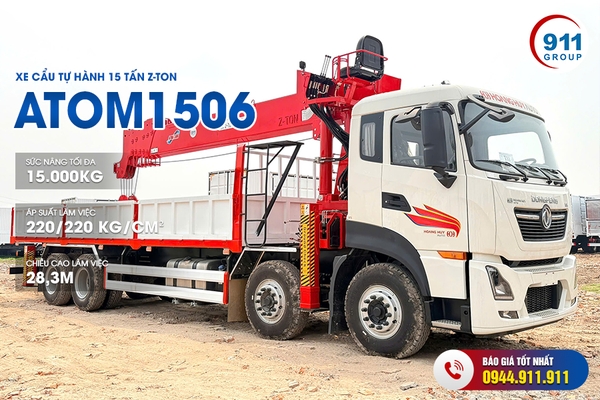 Xe cẩu tự hành 15 tấn Z-Ton - Model: Atom 1506