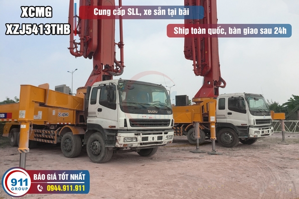 Bơm cần XCMG 52M - Bán Xe Bơm bê tông cần 52M XCMG