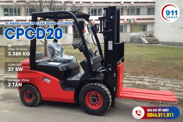 Xe nâng hàng EP 2 Tấn động cơ Diesel - CPCD20