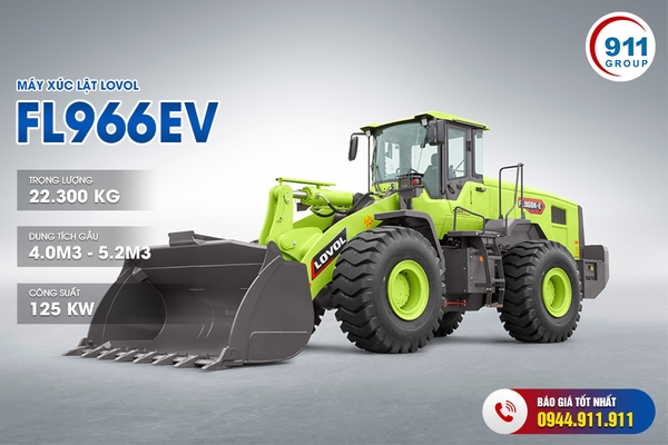 máy xúc lật Lovol FL966EV 