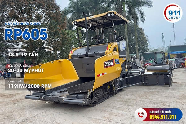 Máy rải nhựa XCMG RP605