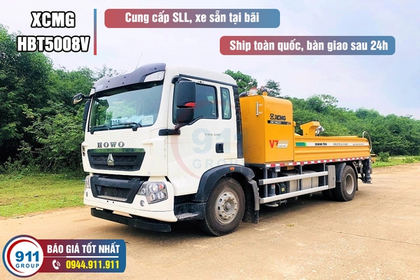 Máy Bơm Tĩnh XCMG - Model xe: HBT5008V