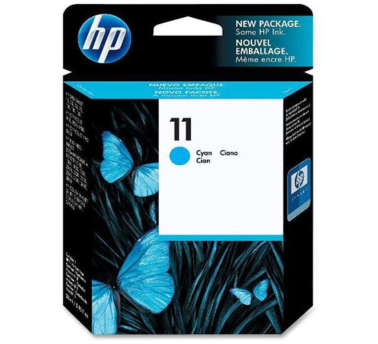 Hộp mực in phun màu HP No 11 Cyan Ink Cartridge chính hãng (C4836A)