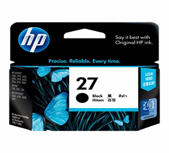 Hộp mực in phun màu HP 27 Black Ink Cartridge chính hãng (C8727AA)