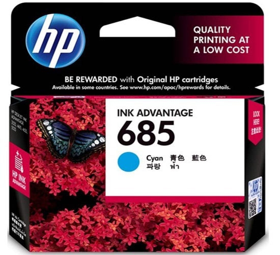 Hộp mực in phun màu HP 685 Cyan