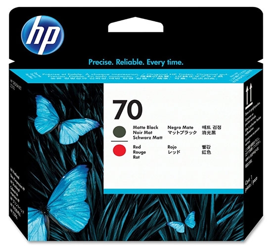 Đầu phun HP 70 Matte Black and Red