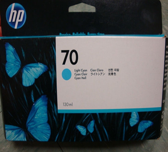 Hộp mực in phun màu HP 70 light cyan
