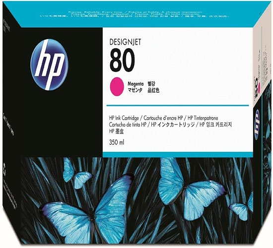 Hộp mực in phun màu HP No 80 Magenta