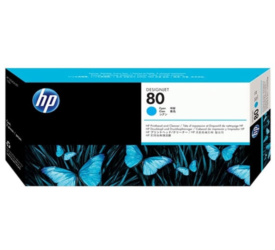 Đầu phun HP No 80 Cyan