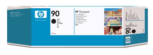 Hộp mực in phun màu HP 90 Black