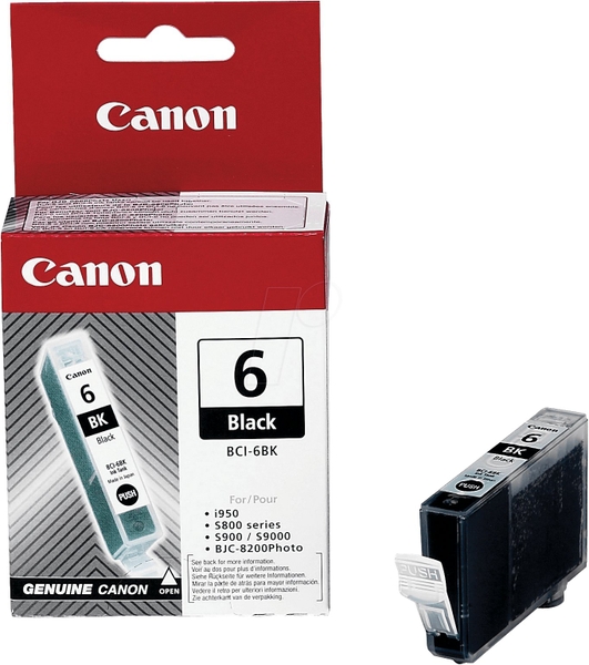 Hộp mực in phun màu Canon BCI-6BK chính hãng