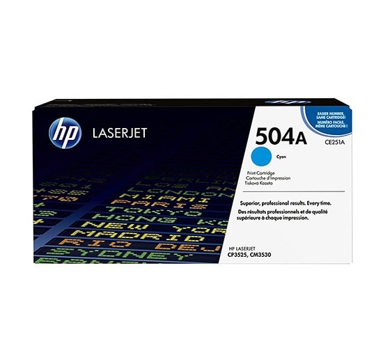 Hộp mực in laser màu  HP CP3525 CM3530 mfp Cyan