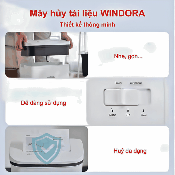 MÁY Hủy Tài Liệu WINDORA – S12