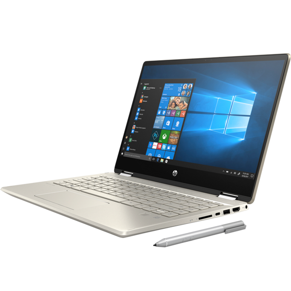 Máy tính Notebook  HP Pavilion x360 14-dw0063TU (19D54PA) Xoay 360 độ - Gold