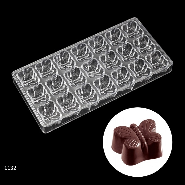 1132 - Khuôn socola bonbon hình con bướm 1132 - Khuôn Socola Bonbon Hình Con Bướm