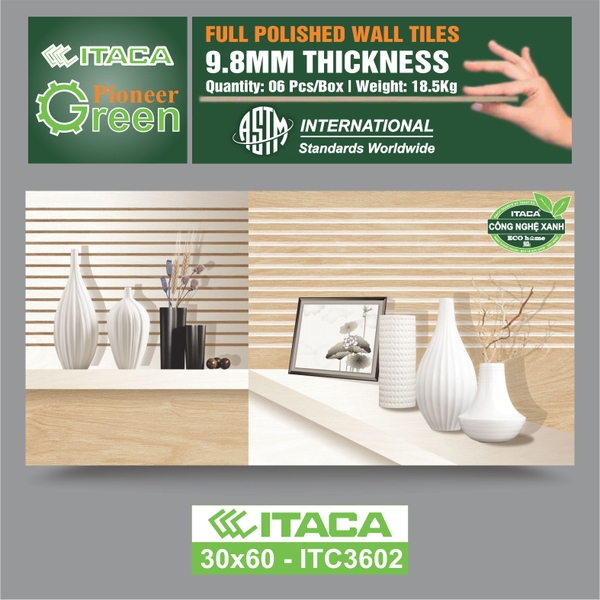 GẠCH ỐP ITACA ITC3602