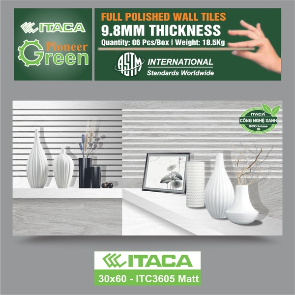 GẠCH ỐP ITACA ITC3605 Matt