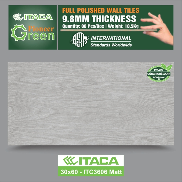 GẠCH ỐP ITACA ITC3606 Matt