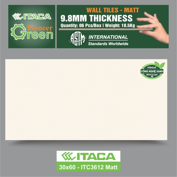 GẠCH ỐP ITACA ITC3612 Matt