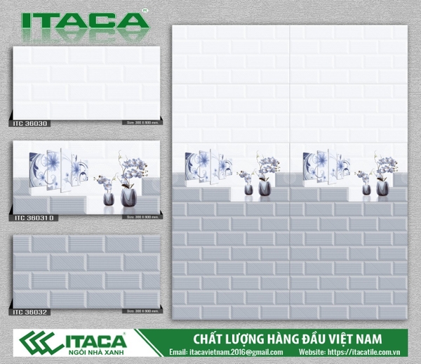 GẠCH ỐP 30x60 ITACA: ITC36030.31D.32