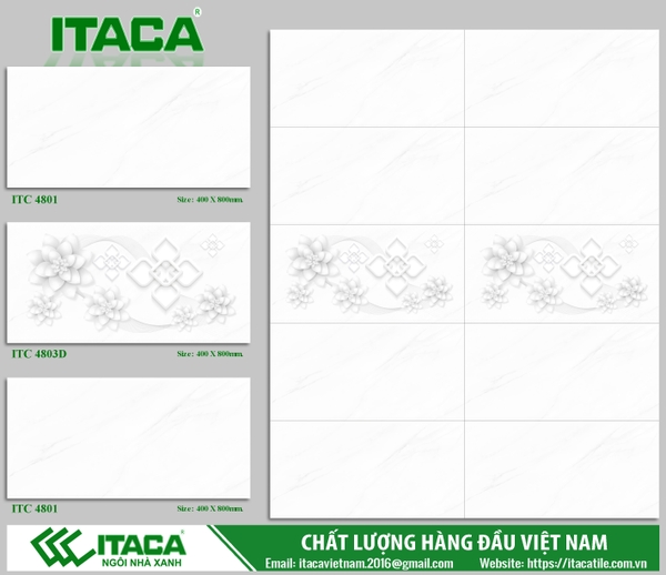 GẠCH ỐP 40x80: ITC4801.4803D