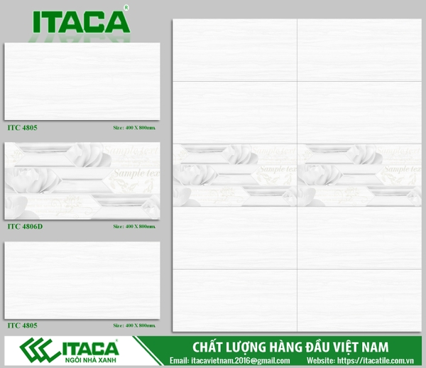 GẠCH ỐP 40x80: ITC4805.4806D