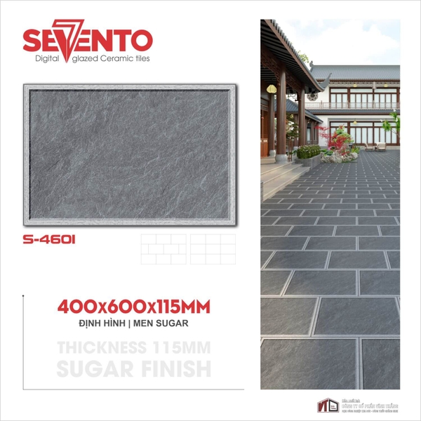 Gạch sân vườn 400x600: S.4601
