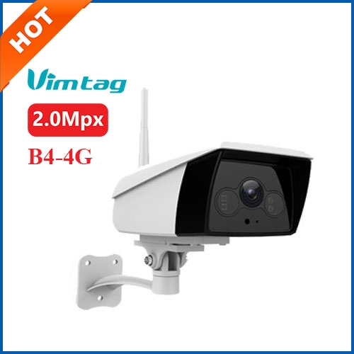 CAMERA IP SIM 4G -VIMTAG B4 4G 2MPX, FULL HD 1080P , BH 24 THÁNG, TẶNG THẺ 32G Lưu Trữ 20 Ngày